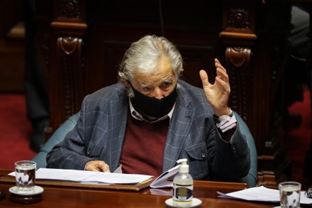 Former presidents of Uruguay Sanguinetti and Mujica resign from the Senate, Montevideo - 20 Oct 2020