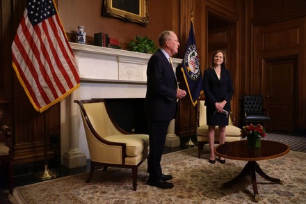 Supreme Court Justice Nominee Amy Coney Barrett Meets With Senators Ahead Of Confirmation Vote, Washington, USA - 21 Oct 2020