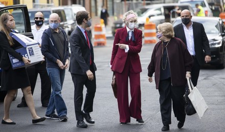 E. Jean Carroll  Arrives for Hearing at US Federal Court, New York, USA - 21 Oct 2020