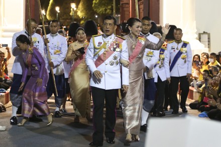 Thai King Maha Vajiralongkorn Bodindradebayavarangkun at the anniversary ceremony for late Thai King Chulalongkorn in Bangkok., Thailand - 16 Oct 2020