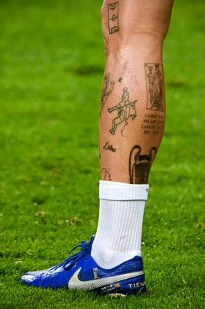 sergio ramos leg tattoos