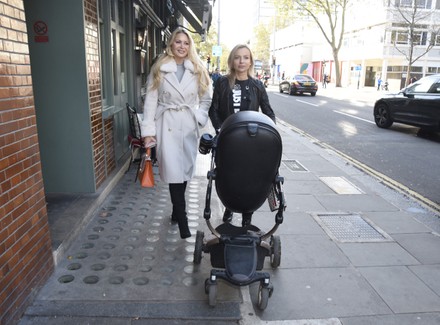 Victoria Featherstone Pearce And Pola Pospieszalska out and about, London, UK - 27 Oct 2020