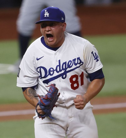 Los Angeles Dodgers Pitcher Victor Gonzalez Editorial Stock Photo
