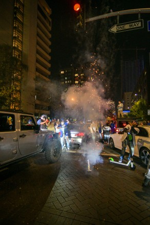 Fans Celebrate Los Angeles Dodgers World Series Championship, Los ...