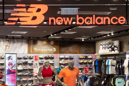 American Footwear Brand New Balance Store Editorial Stock Photo