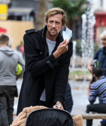 Abbey Clancy and Peter Crouch out and about, London, UK - 30 Oct 2020