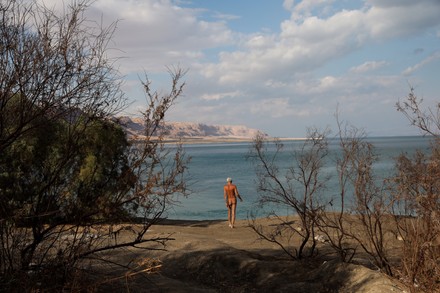 Naturists Camper Walks Metsoke Dragot Beach Editorial Stock Photo