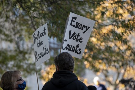 People Rally Demand That Every Vote Editorial Stock Photo - Stock Image ...