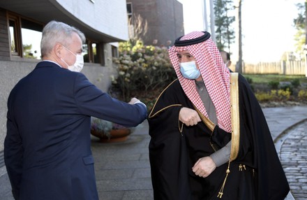 Saudi Minister of State for Foreign Affairs Adel al-Jubeir visits Finland, Helsinki - 09 Nov 2020