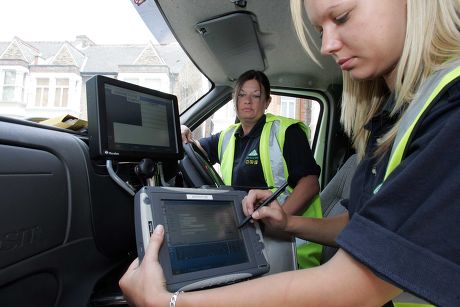 Teams From The Dvla Out On Patrol With Automatic Number Plate Reader ( Anpr ) Cameras Targeting Unlicensed Vehicles. All Women Team Of Lynn Sadler (l) And Alison Fraser Of The South East Area. Picture By Glenn Copus