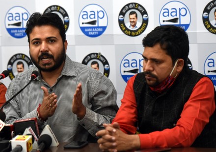 Delhi Aap Leader Durgesh Pathak Mla Editorial Stock Photo - Stock Image ...