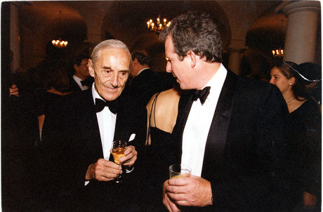 Author Patrick O'brian Pictured With William Waldegrave.