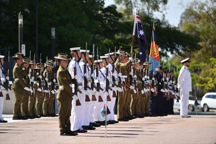 Honor Guard Defence Headquarters Canberra Australia Editorial Stock ...