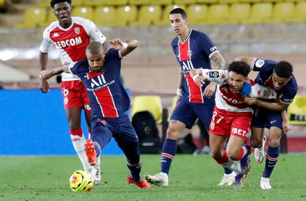 AS Monaco vs Paris Saint Germain - 20 Nov 2020 Stock Pictures ...