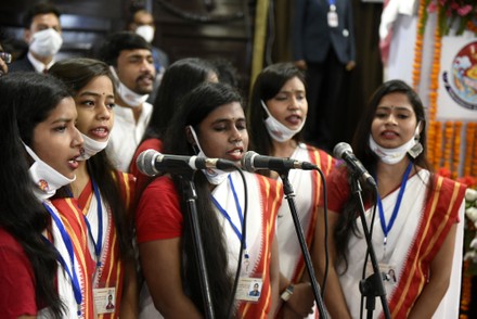 Students Perform During Convocation Ceremony Part Editorial Stock Photo ...
