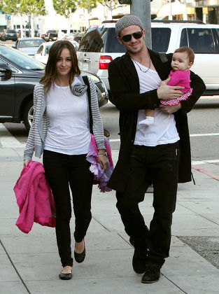 Cam Gigandet and family out and about in Beverly Hills, Los Angeles, America - 02 Feb 2010