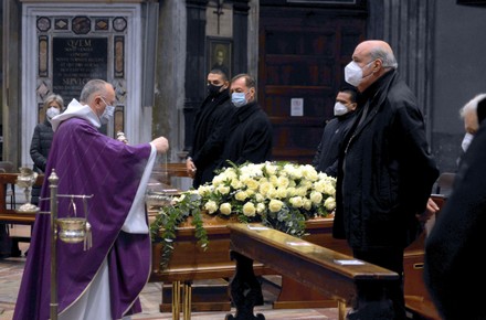 Funeral of Beppe Modenese, Church of Santa Maria della Passione in via Consevatorio, Milan, Italy - 25 Nov 2020