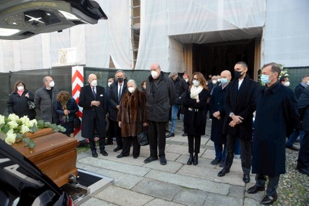 Funeral of Beppe Modenese, Church of Santa Maria della Passione in via Consevatorio, Milan, Italy - 25 Nov 2020