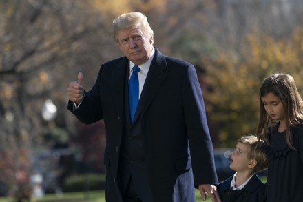 US President Donald J. Trump returns to the White House, Washington, USA - 29 Nov 2020