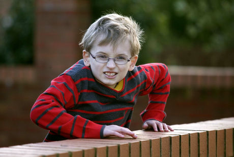 9 year old Jacob Rush who has complained to The Beano for making his hero Dennis the menace too nice, Ipswich, Suffolk, Britain - 09 Feb 2010