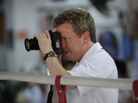 Lord Colin Moynihan Takes Pictures Of The British Boxers On A Visit To Macau.
