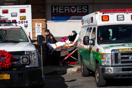 Patient Wheeled Outside Emergency Room Maimonides Editorial Stock Photo ...