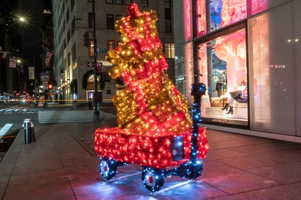 Christmas Decorations Seen All Around Manhattan Editorial Stock Photo -  Stock Image