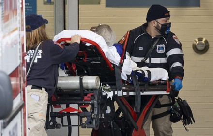 Paramedics Bring Patient Into Emergency Room Editorial Stock Photo ...