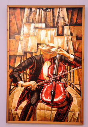 Tair Salakhov exhibition, Sotheby's, London, Britain - 19 Feb 2010