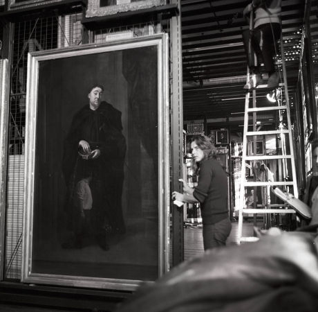 David Bailey Behind Scenes Editorial Stock Photo - Stock Image