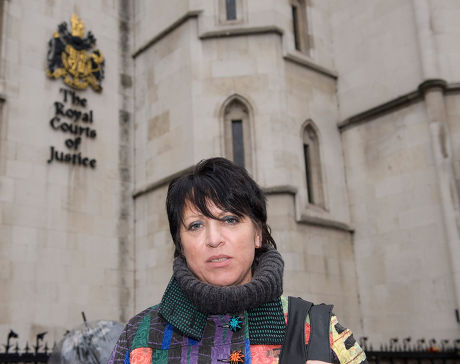 Donna Rayment leaves the High Court following victory in her case against the MoD, London, Britain - 18 Feb 2010