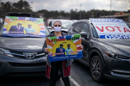 Democratic Georgia US Senate candidate Jon Ossoff campaigns for Latino vote, Lilburn, USA - 07 Dec 2020