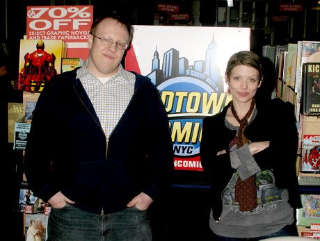 Amber Benson's 'Cat's Claw' and Anton Strout's 'Dead Matter' book promotion, New York, America - 01 Mar 2010
