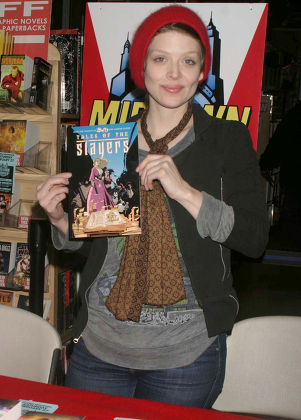 Amber Benson's 'Cat's Claw' and Anton Strout's 'Dead Matter' book promotion, New York, America - 01 Mar 2010