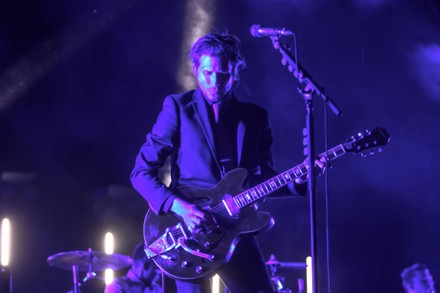 American rock band Interpol performs on the Main stage during the 13th INmusic festival located on the lake Jarun, Zagreb, Croatia - 27 Jun 2018