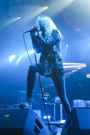 British-American indie rock band The Kills performs on the OTP World stage during the first day of 13th INmusic festival located on the lake Jarun, Zagreb, Croatia - 25 Jun 2018