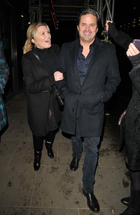 Tina Hobley and Oliver Wheeler out and about, London, UK - 08 Dec 2020