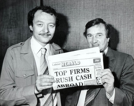 Ken Livingstone with 'Red' Ted Knight (former Lambeth Council Leader), 1981