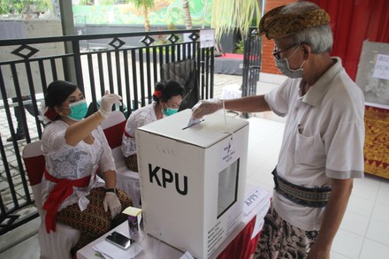 Regional election, Denpasar, Bali, Indonesia - 09 Dec 2020 Stock ...