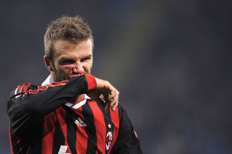 david beckham ac milan jersey