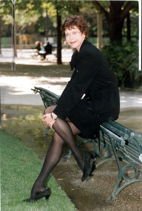 Actress Sylvia Kristel Former Star Of The 1970's Emmanuelle Films Pictured In Paris 1993