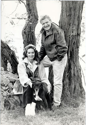 Glyn Owen (died 9/04) Actor Pictured With His Wife Carrie.