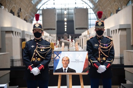 Tribute to french President Valery Giscard d'Estaing, Musee d'Orsay, Paris, France - 09 Dec 2020
