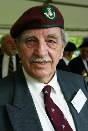Dennis Edwards Author Of The Devils Own Luck And World War Ii D-day Veteran Who Was In The First Glider To Land At Pegasus Bridge. Pictured At The Imperial War Museum For 60th Anniversdary Re-union.