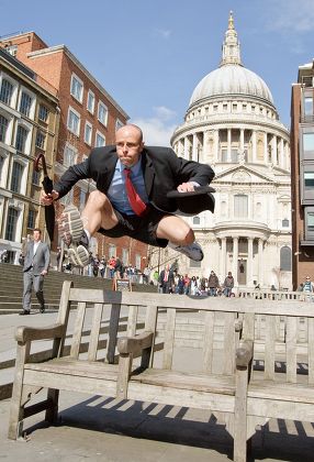 Dean Macey launches the Rat Race Urban Gym, London, Britain - 16 Mar 2010