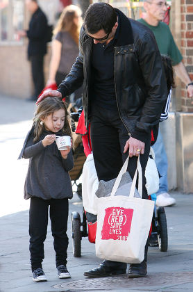 Hugh Jackman and Daughter Ava out and about, New York, America - 18 Mar 2010