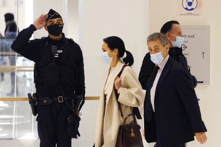 Nicolas Sarkozy in court on corruption charges, Paris, France - 10 Dec 2020