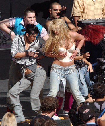 Britney Spears performs "Toxic" live on  Ryan Seacrest, Hollywood, California, USA - 11 Feb 2004