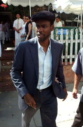 Chris Rock leaves the Ivy Restaurant in Beverly Hills, Ca, California, USA - 16 Sep 2004