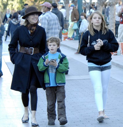 Exclusive Diane Keaton Her Adopted Children Editorial Stock Photo